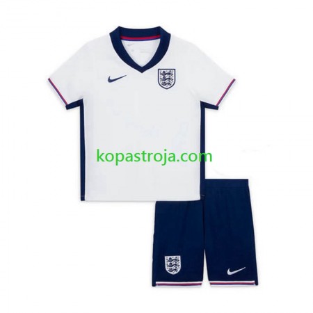 Billiga Fotbollströjor England Barn Hemma tröja EM 2024 Kortärmad
